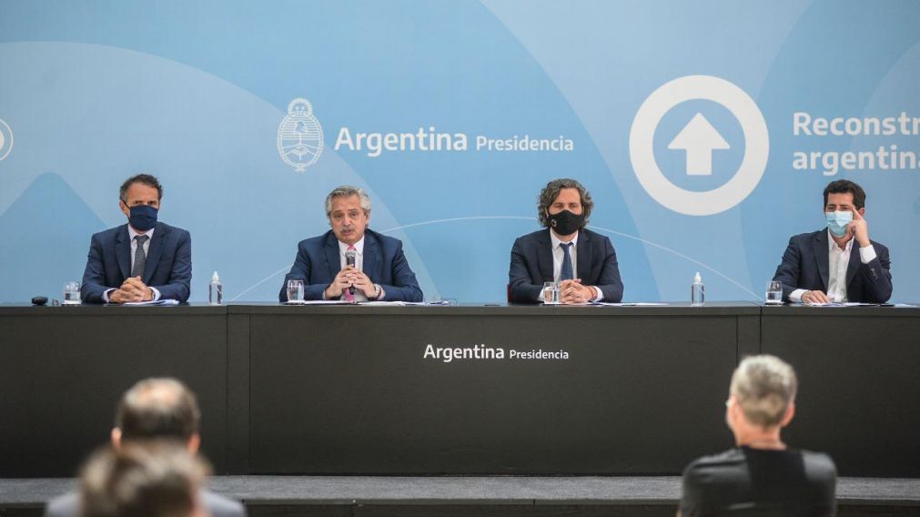 El Presidente encabez� acto en el Museo del Bicentenario junto a Cafiero, Katopodis y De Pedro.