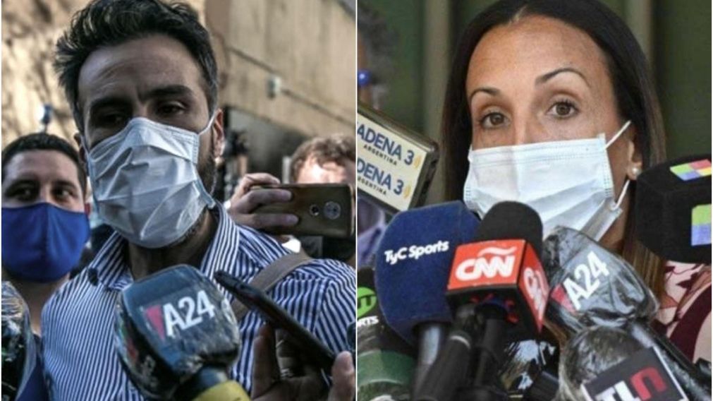 Leopoldo Luque y Agustina Cosachov, médico y psiquiatra que atendieron a Diego Maradona y ahora están en la mira de la Justicia.