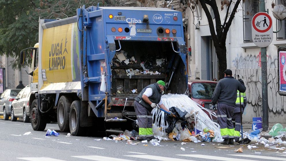 La recolección de residuos se realizará de manera normal (Télam)