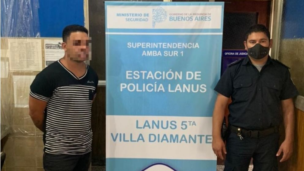 El individuo, de 40 años, fue capturado en la localidad bonaerense de Villa Diamante.