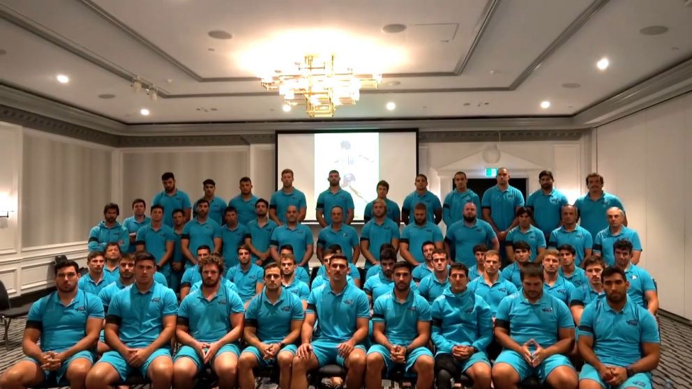 El plantel de Los Pumas grabaron un video para disculparse por el "tibio" homenaje a Maradona.
