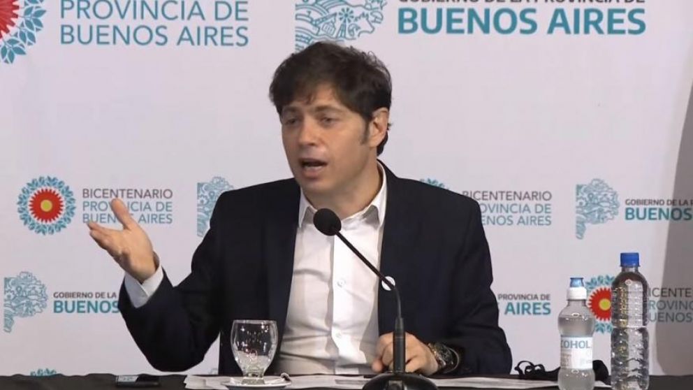 El gobernador bonaerense, Axel Kicillof dará a conocer como sigue el Dispo.