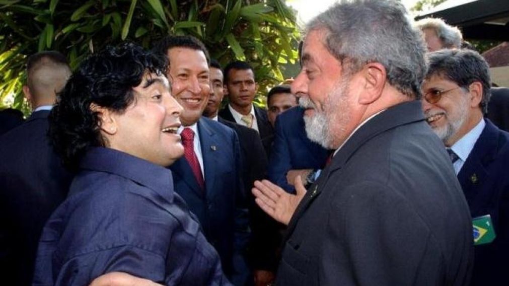 Lula, uno de los que record� a Diego Maradona.