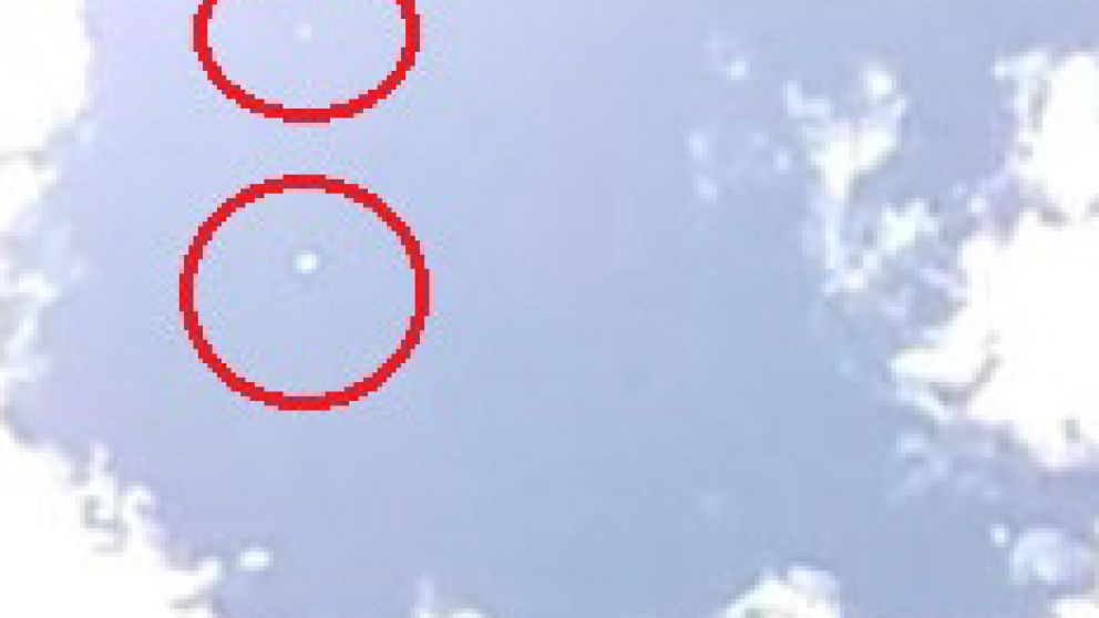 Fotografía tomada del vídeo captado por Julio Fernández