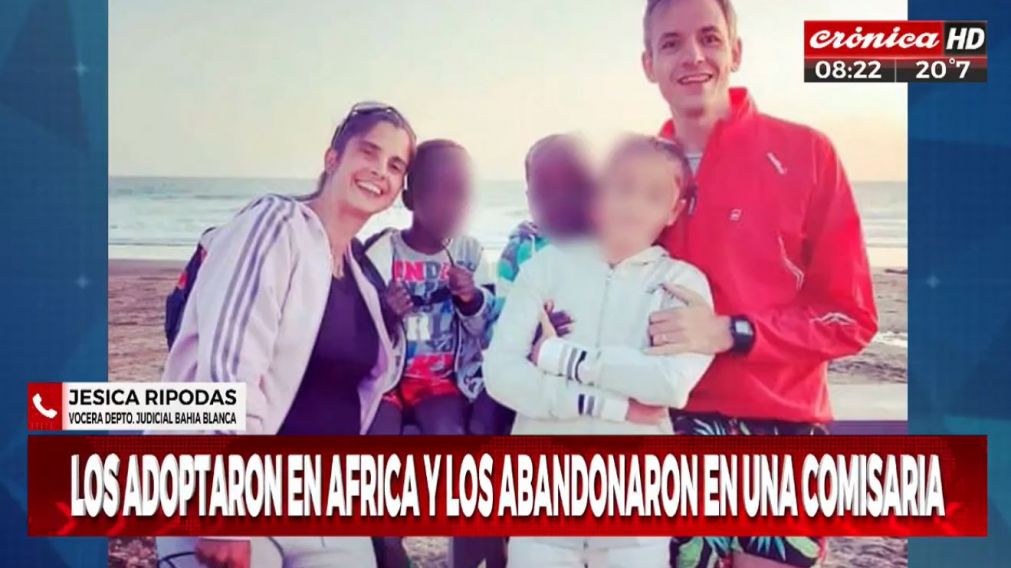 El matrimonio reside en San Martín de los Andes. Recorrieron 1.500 kilómetros para abandonar a sus hijos adoptivos (Crónica HD).