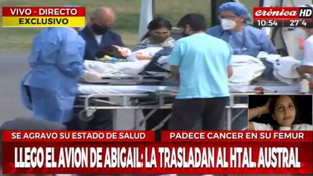 Abigail seguirá su tratamiento en Pilar (Captura de TV).