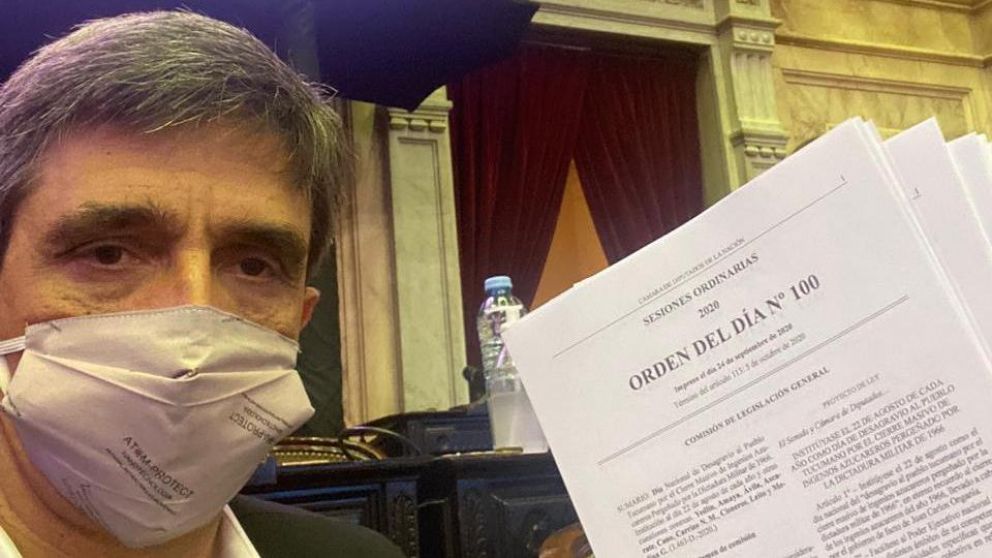 Pablo Yedlin, presidente de la Comisi�n de Salud en Diputados, habl� sobre el proyecto de ley del aborto (Gentileza @pyedlin/Twitter).