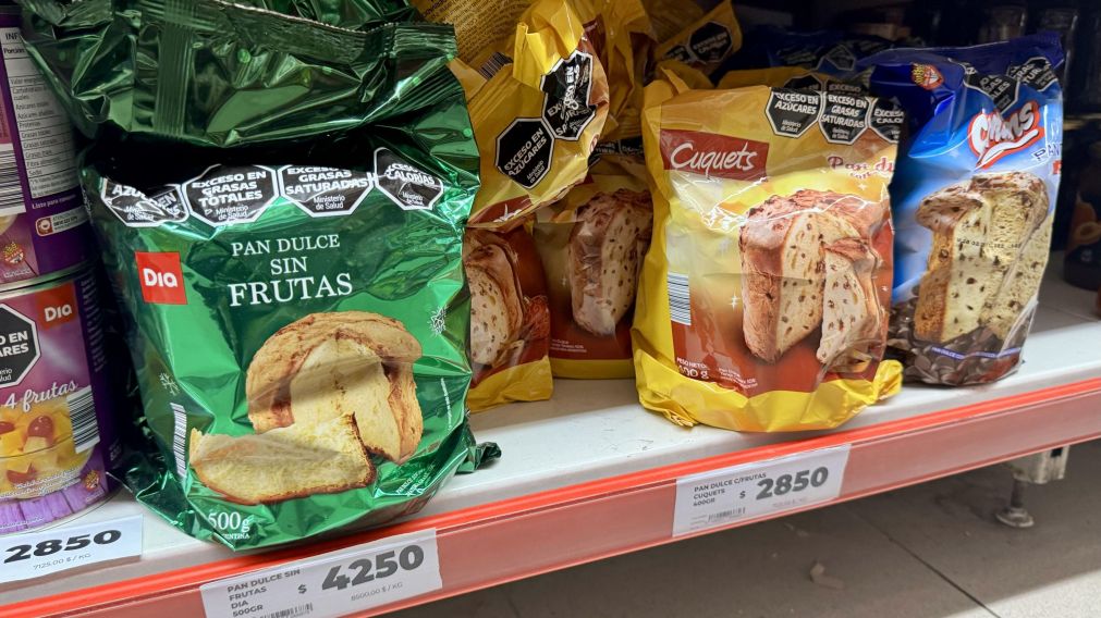 El pan dulce, uno de los productos infaltables.