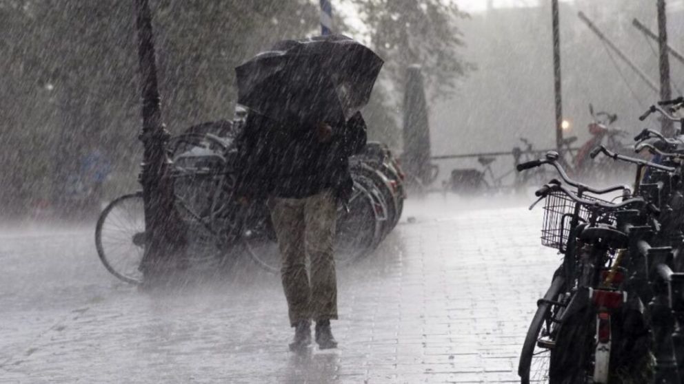 Gran parte del país tendrá lluvias y posible caída de granizo (Imagen ilustrativa).