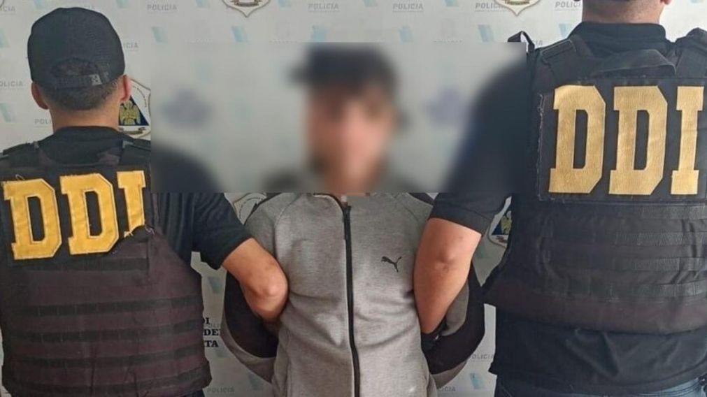 Este es el malviviente que resultó aprehendido por los investigadores policiales.
