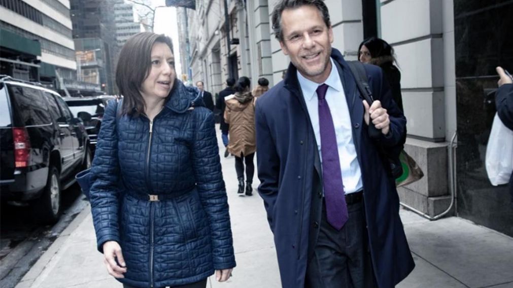 Julie Kozak y Luis Cubeddu, presiden la comitiva (T�lam).