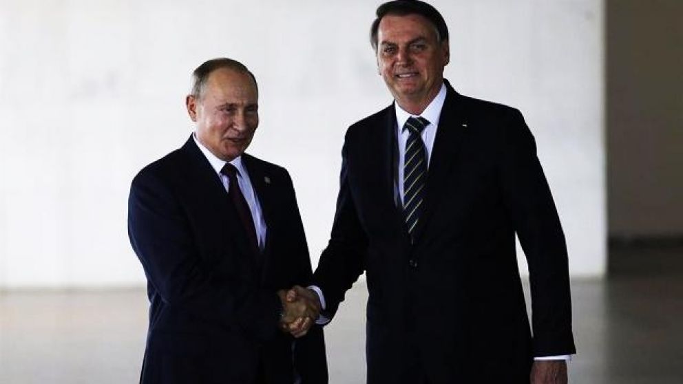 Putin y Bolsonaro se "tiraron" buena onda.