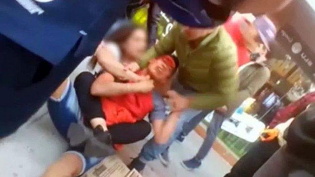 La joven de 20 practicó durante mucho tiempo artes marciales y así atrapó al delincuente (Captura).