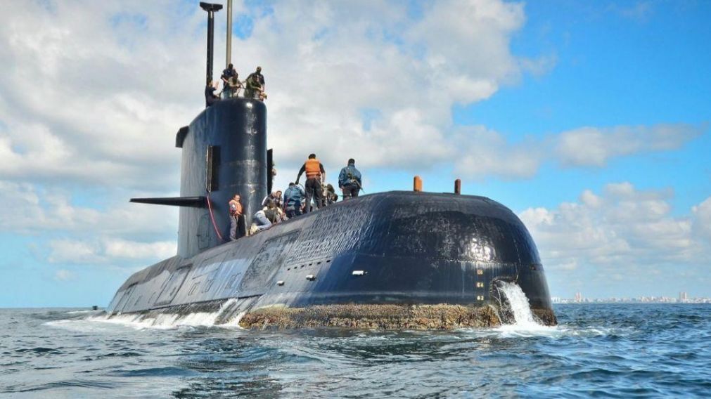 El submarino llevaba 44 tripulantes a bordo.