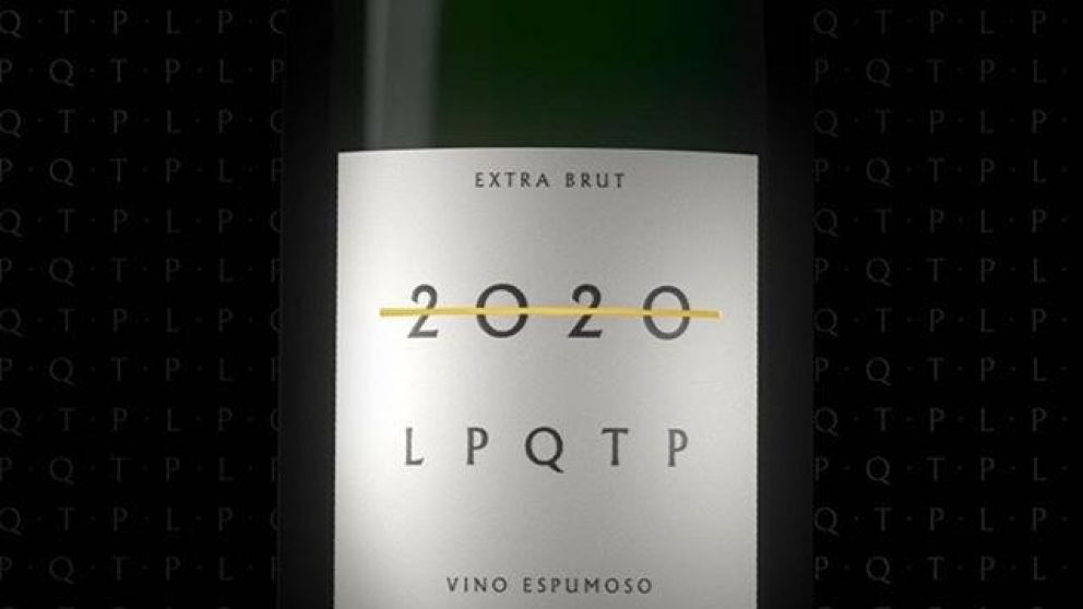 La bodega sac� este pol�mico espumante para "despedir el a�o con todas las letras".