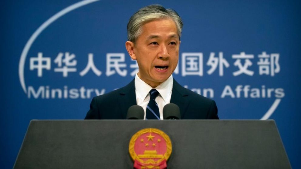 Wang Wenbin habló en representación del gobierno chino (Twitter).