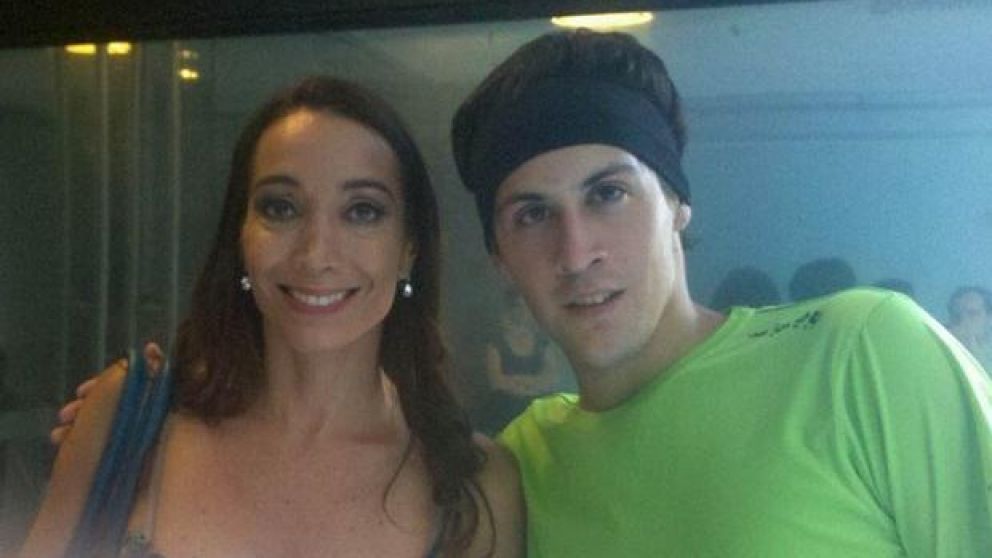 Villarreal junto a Mora Godoy, en las puertas de Ideas del Sur.