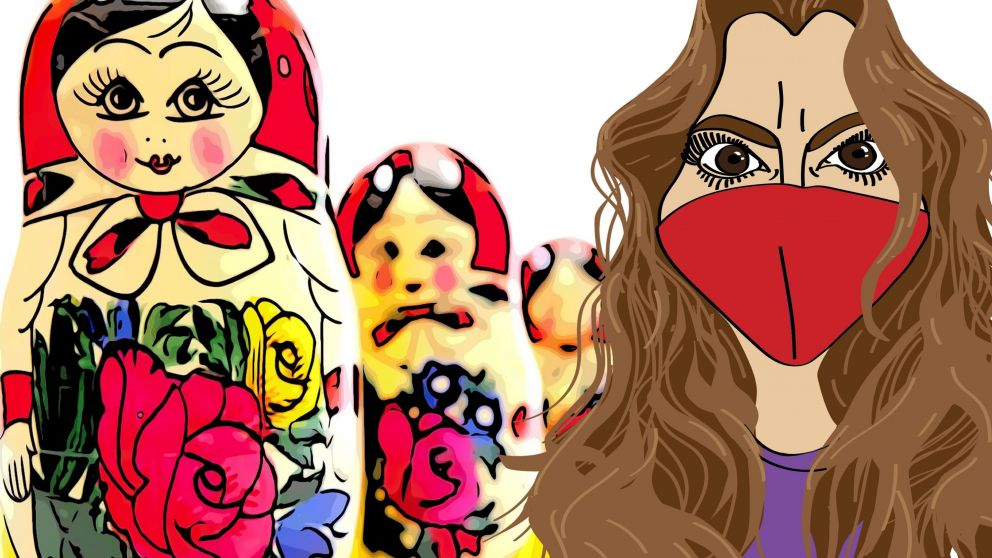 La chica urbana (en cuarentena): Rusa, como la crema rusa (Ilustración Paula Rodríguez @SrPau en Instagram)