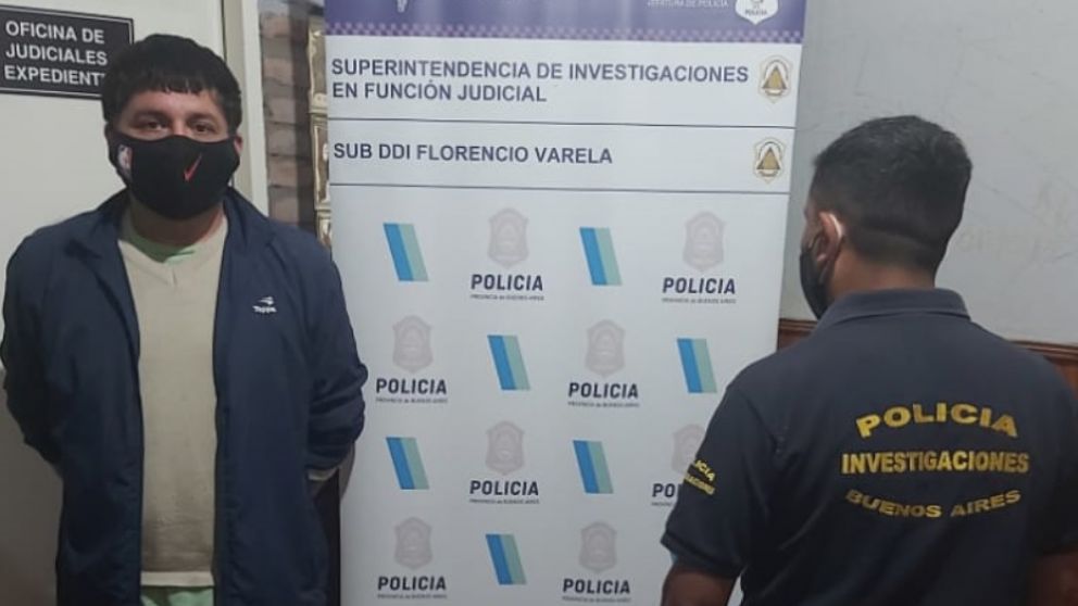 Este es el sujeto que está detenido por el femicidio de Cinthia Gabriela Pérez, de 35 años.