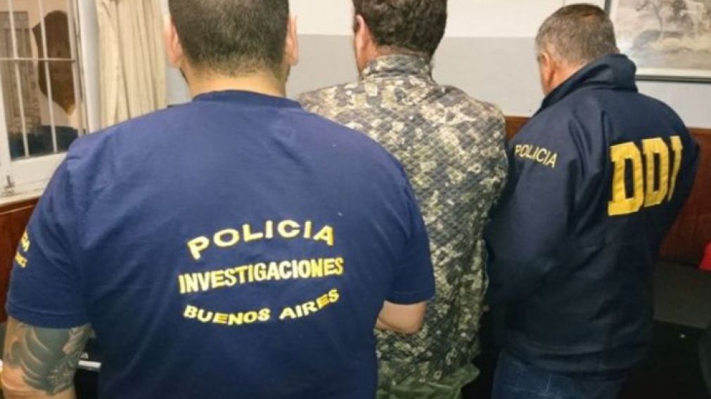 Este es el muchacho que fue capturado por los efectivos policiales en General Rodríguez.