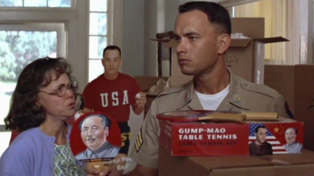 Sally Field en la película "Forrest Gump".