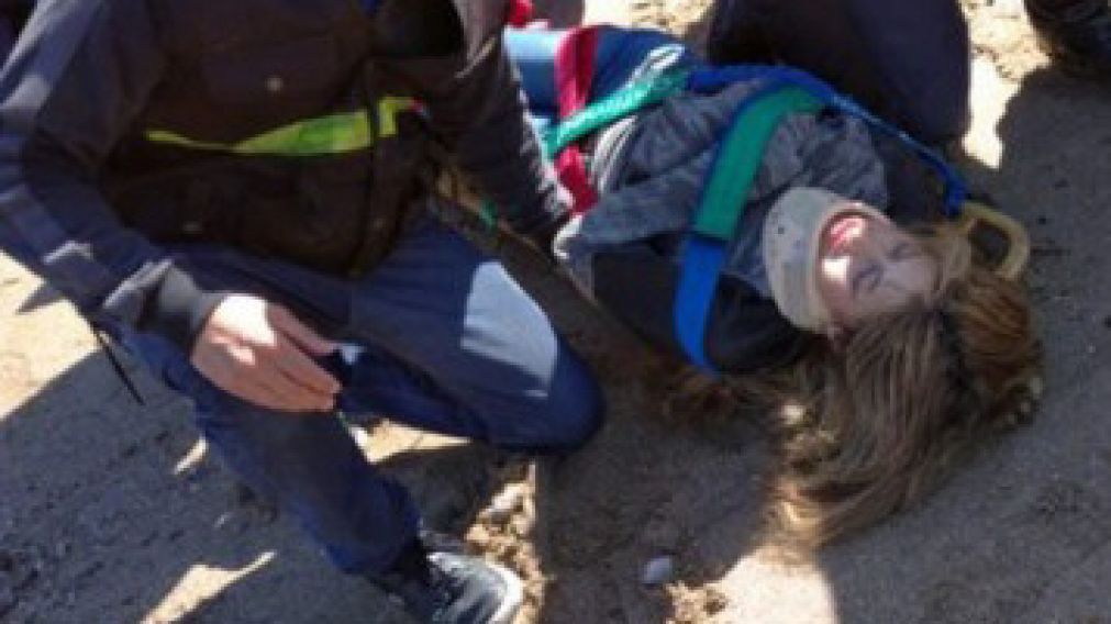 Jennifer Dusinsky sufrió varias fracturas.