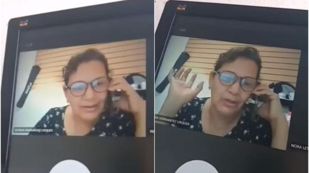 Le dice burros a sus alumnos en plena clase virtual (Captura de video)