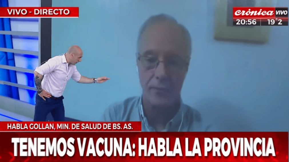 Daniel Gollán en Crónica HD.