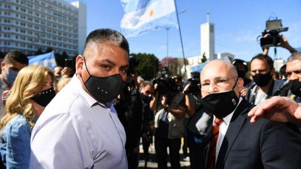 El polic�a Luis Chocobar declar� hoy, pero no respondi� preguntas.