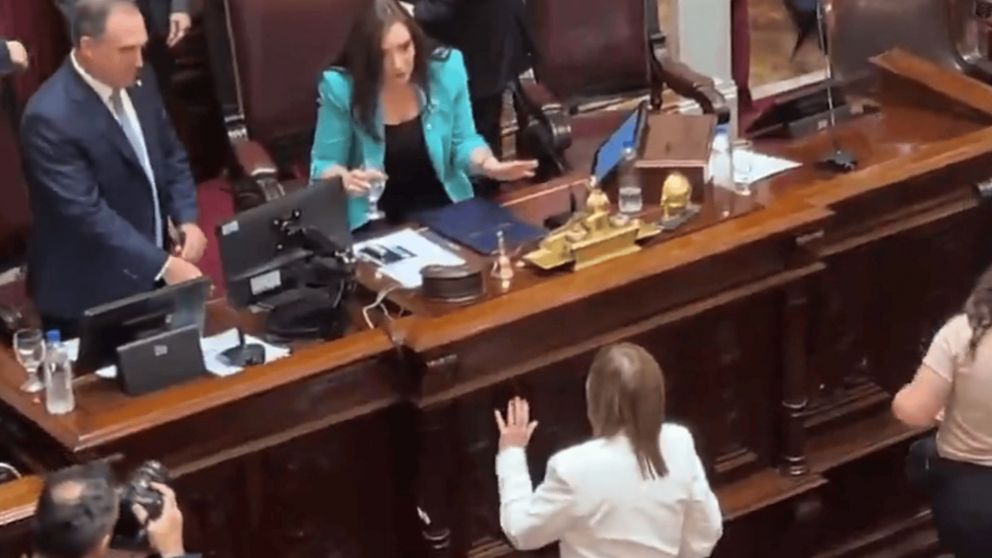 Cruces en el Senado entre Victoria Villarruel y Patricia Bullrich en el d�a de la jura.