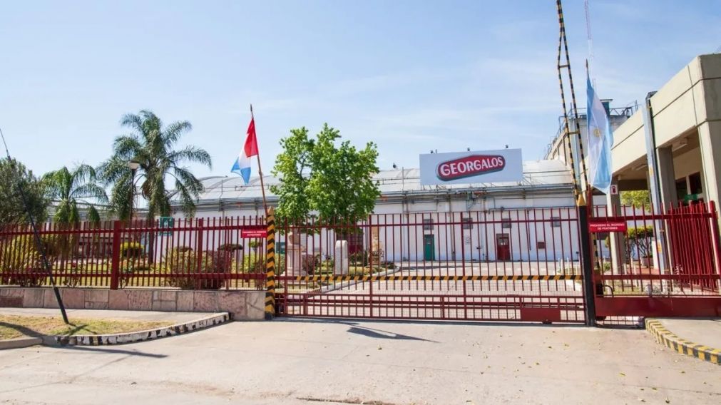 La planta de Georgalos, en la localidad bonaerense de Victoria.