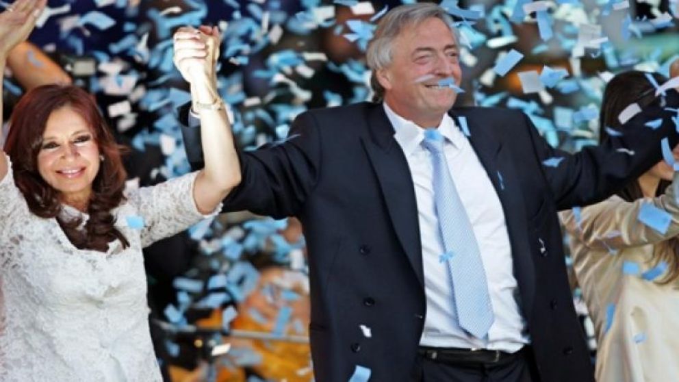 Néstor Kirchner y Cristina Fernández, una dupla que gobernó doce años (Archivo).