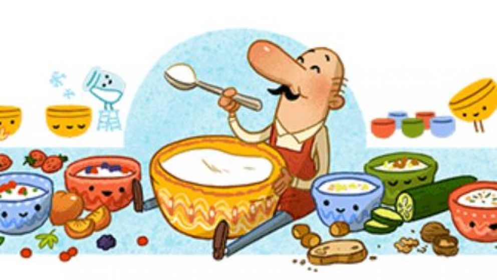 Así se ve el simpático doodle de Google.