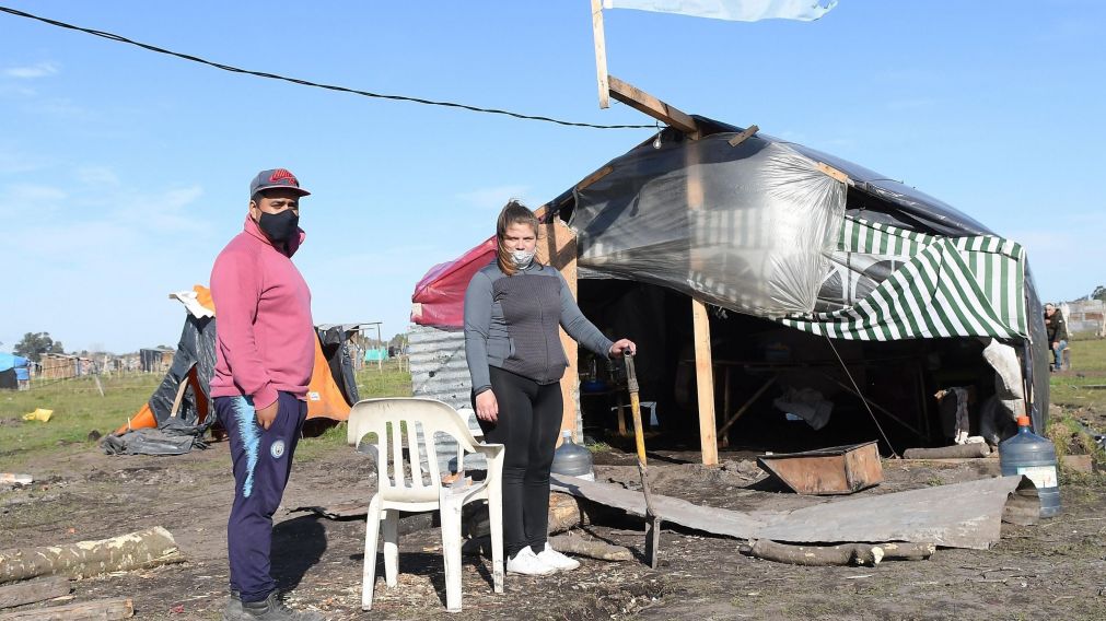 Las tomas de terrenos en Guernica comenzaron a fines de julio pasado.