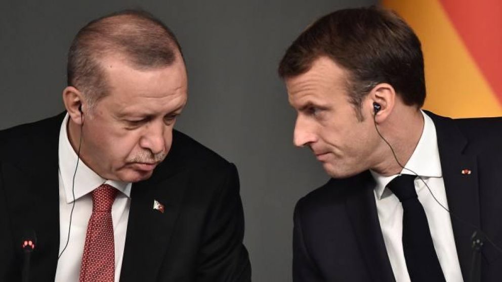El presidente turco Recep Tayyip Erdogan arremeti� contra su par franc�s, Emmanuel Macron. 