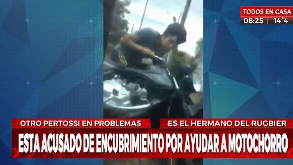 Uno de lo sujetos fue detenido (Captura de TV).