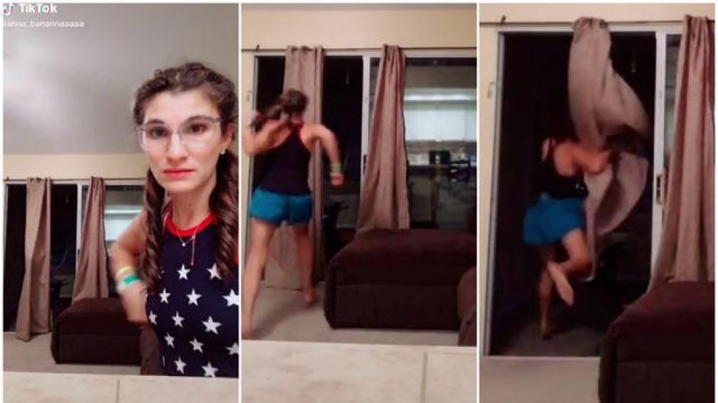 La tiktoker Anna Banana golpeó a "un fantasma" y se volvió viral.