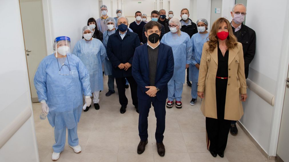 Axel Kicillof y Alejandro Granados encabezaron el recorrido.