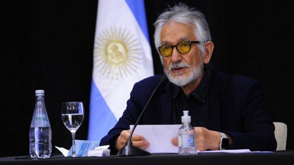 Alberto Rodr�guez Sa�, gobernador de San Luis, encabez� el parte epidemiol�gico provincial (Gentileza Agencia de Noticias San Luis).