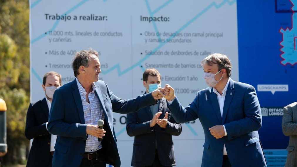 Katopodis y Cascallares, en el acto.