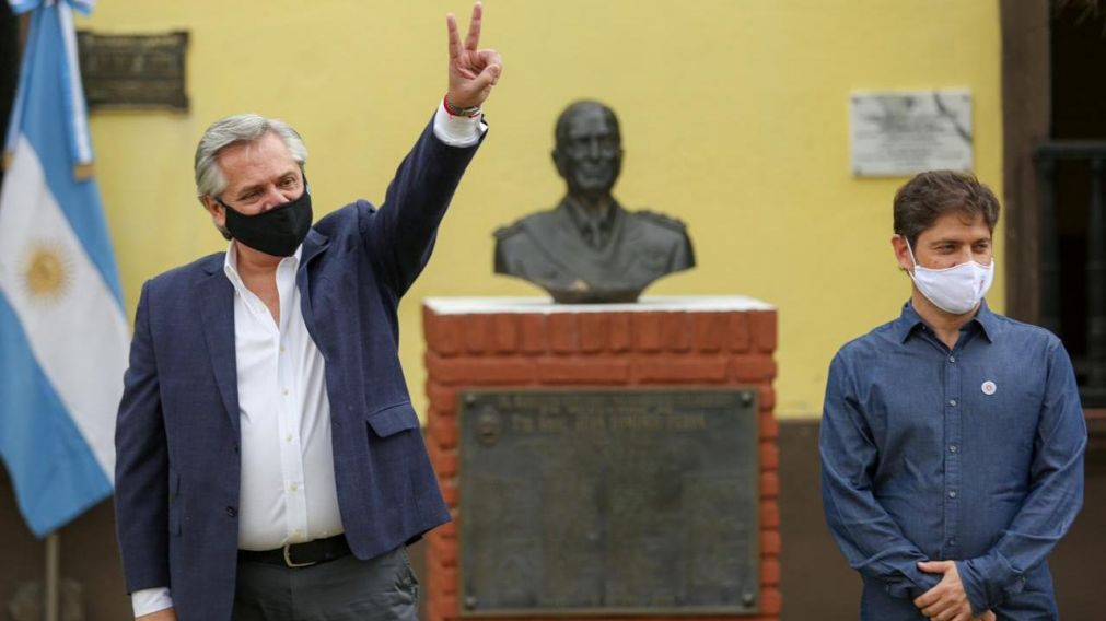 Alberto Fern�ndez visit� el lugar donde estuvo detenido Per�n en 1945.