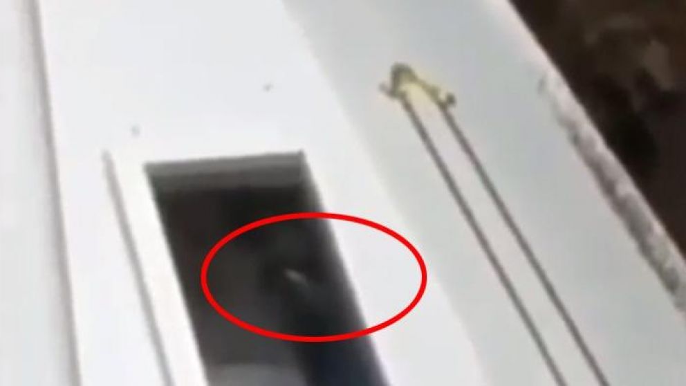Antes de ser enterrado así saludó a su familia. (Captura de video)