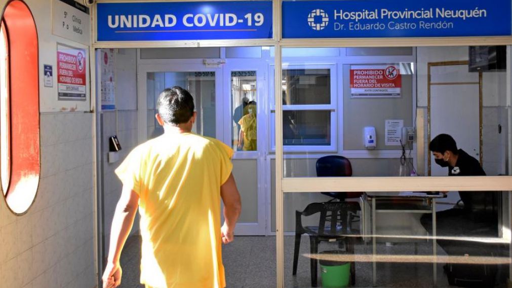 Preocupante situación sanitaria en Neuquén por el avance de la pandemia (Gentileza Diario Río Negro).