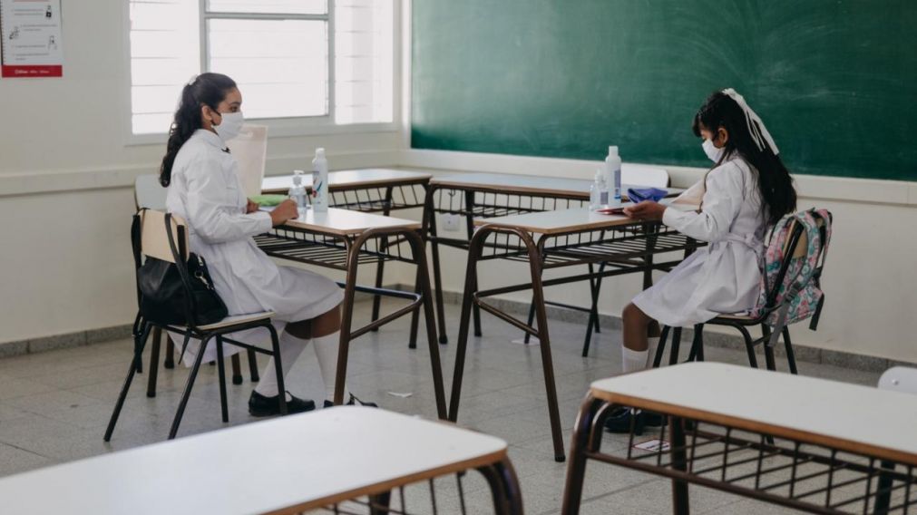Actualmente solo tres provincias dictan clases presenciales.