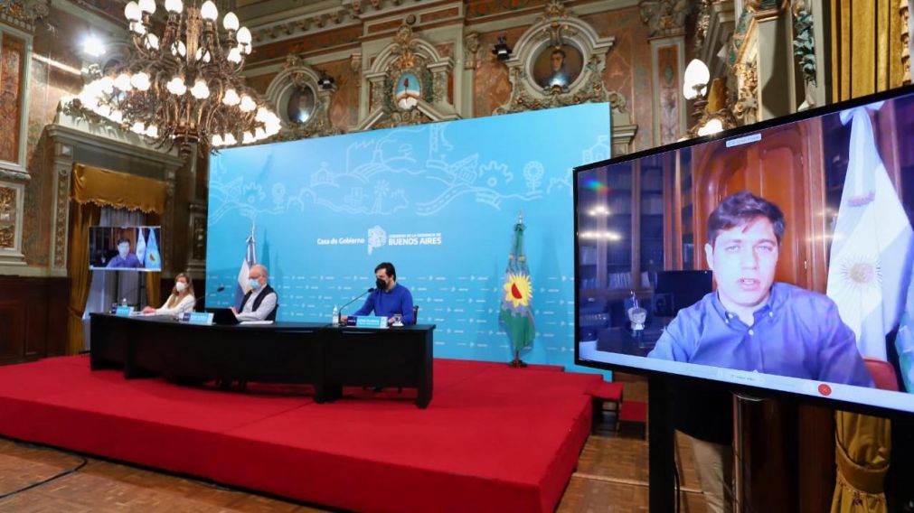 El gobernador bonaerense, Axel Kicillof, anunció nuevas aperturas.