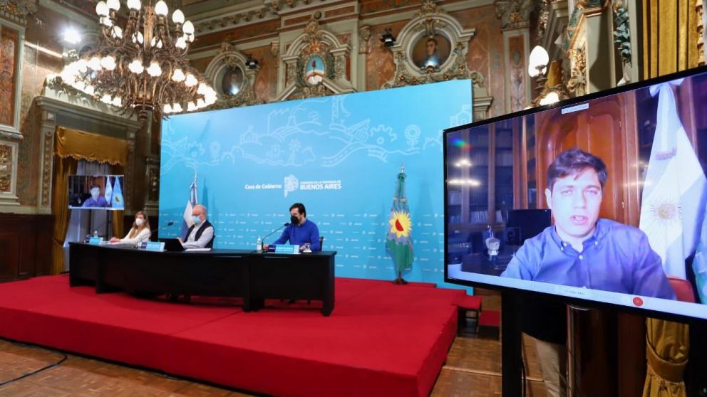 El gobernador bonaerense, Axel Kicillof, anunció nuevas aperturas.