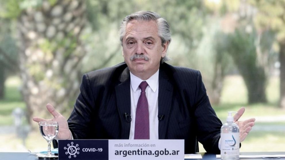 Alberto Fern�ndez grab� un video de 15 minutos que se emitir� este martes, entre las 18 y las 19 de Argentina (T�lam/Archivo).