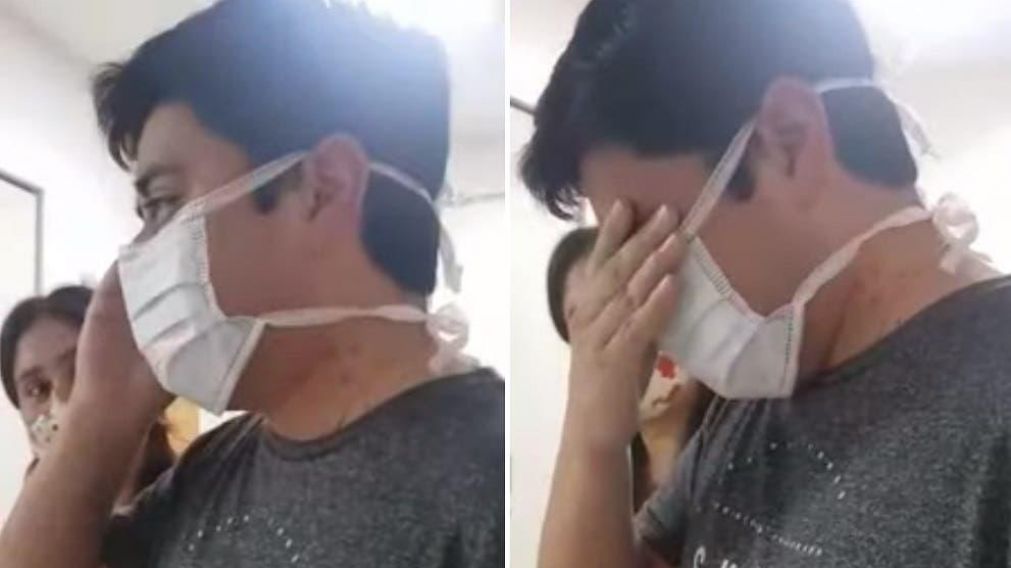 Roque contagi� tambi�n a su familia pero �l es quien estuvo en grave estado.