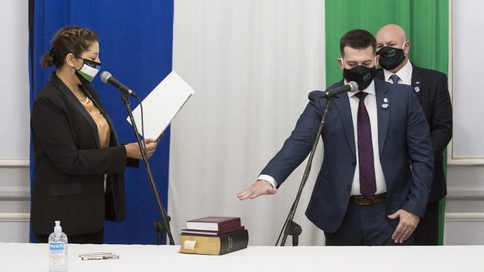 Arabela Carreras fue puesta en aislamiento por precaución tras el contagio del ministro Juan José Deco (Gentileza Súper Digital).