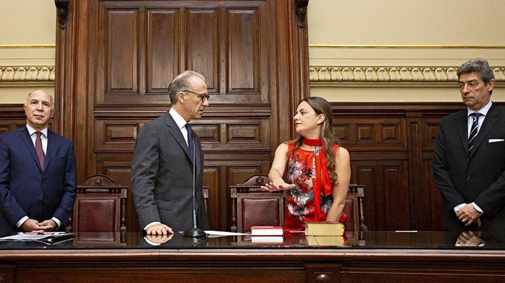 Rosenkrantz le tomó juramento a Siley a su ingreso en el Consejo de la Magistratura. Ahora, la diputada quiere hacerle juicio político.